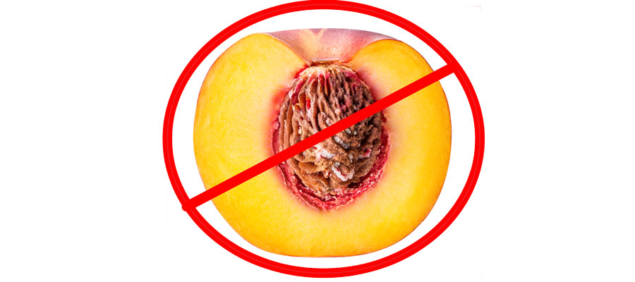 Don't let your pet eat peach pits